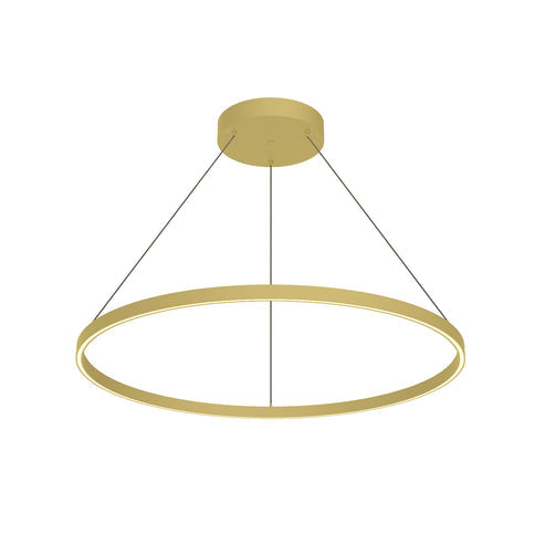 Kuzco Lighting PD87136-BG-UNV-010 Cerchio 36-in Pendant Ceiling Light - CCT: 3000K - Finish: Brushed Gold