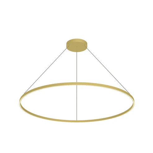 Kuzco Lighting PD87160-BG-UNV-010 Cerchio LED 60 inch Pendant Ceiling Light Brushed Gold Finish