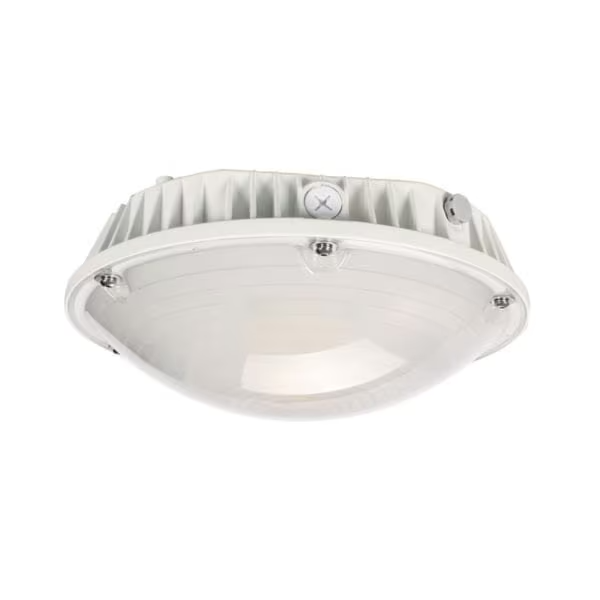 Eiko CF3-404-MS-2 Canopy Fixture, 40W, 4000K, 200-347V, Dimmable, Programmable Motion Sensor