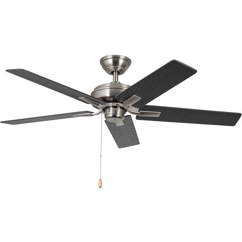 Kuzco Lighting CF78752-BN-NLP Erikson 52 inch Brushed Nickel Pull Chain Ceiling Fan