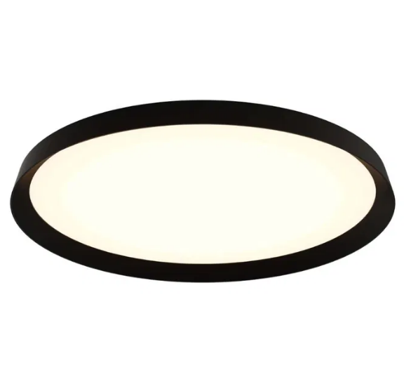 Dals Lighting CFH21-CC-BK 21 Inch Dual-Light Flush Mount Ceiling Light, 5CCT - Black