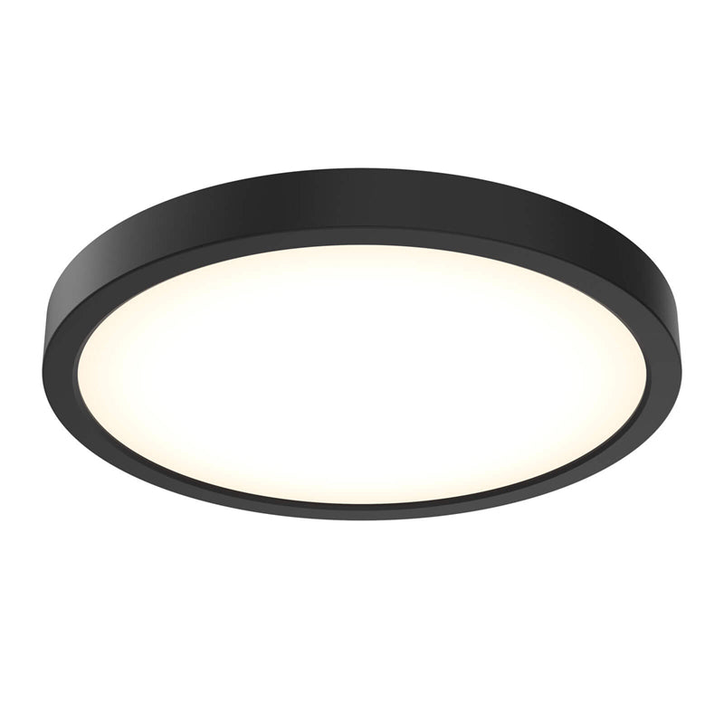 DALS Lighting CFLEDR10-CC-V-BK 10" LED Surface Mount - Wattage 17W - CCT Selectable - Lumens 1000 lm - Voltage 120-347V - Black Finish