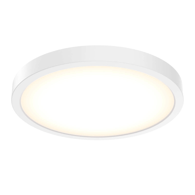 DALS Lighting CFLEDR10-CC-V-WH 10" LED Surface Mount - Wattage 17W - CCT Selectable - Lumens 1000 lm - Voltage 120-347V - White Finish