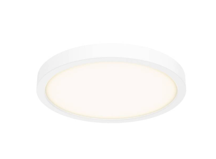 DALS Lighting CFLEDR10-CC-WH 17 Watt 10" LED Surface Mount Light - CCT Selectable - 1,000 Lumens - 120V - White Finish