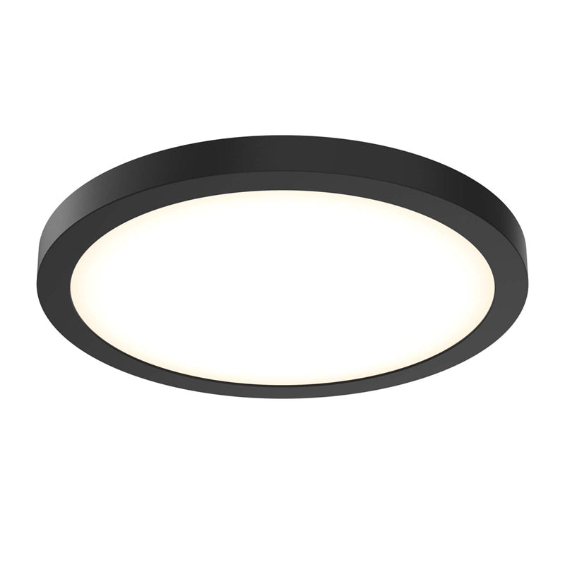 DALS Lighting CFLEDR14-CC-V-BK 14" LED Surface Mount - Wattage 26W - CCT Selectable - 1,700 Lumens - Voltage 120-347V - Black Finish