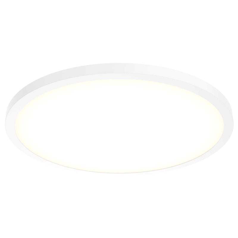 DALS Lighting CFLEDR24-CC-V-WH 24" LED Surface Mount - Wattage 40W - CCT Selectable - 3000 Lumens - Voltage 120-347V - White Finish