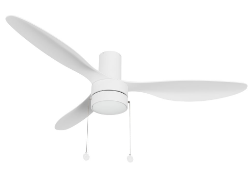 Carro USA CFP523N4-L11-W1-1-FM Haven Contemporary LED 52" Home Ceiling Fan, White Finish