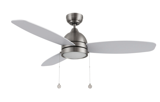 Carro USA CFP484Q5-L11-WP-1-FM Greenwood Contemporary White LED 48" Home Ceiling Fan, White/Whitewashed Finish