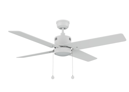 Carro USA CFP524E5-L22-W1-1 Apex Contemporary LED 52" Home Ceiling Fan, White Finish