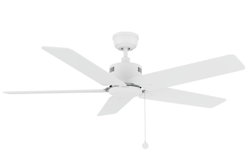 Carro USA CFP525E5-N20-W1-1 Apex Contemporary 52" Ceiling Fan, White Finish