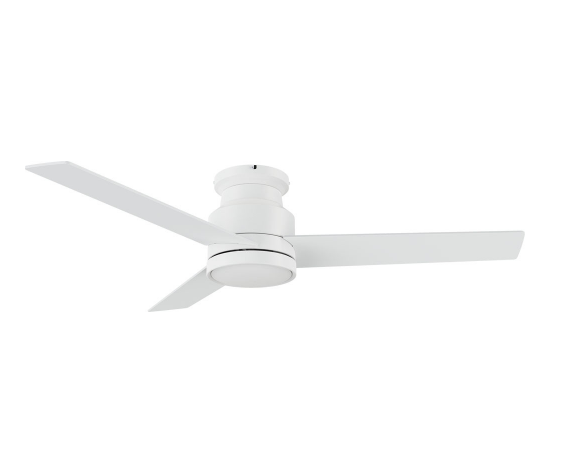 Carro USA CFR523E5-N10-W1-1-FM 52 Inch Santana Modern White Home Ceiling Fan