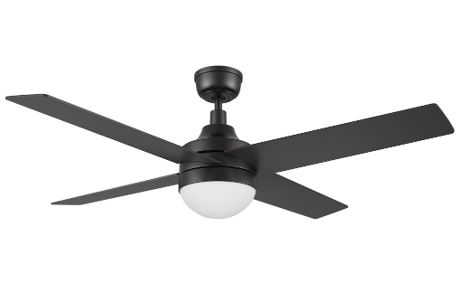 Carro USA CFR524E6-L12-B2-1 Kimball Modern LED 52" Home Ceiling Fan, Black Finish