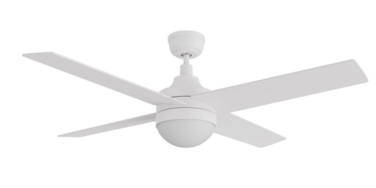 Carro USA CFR524E6-L12-W1-1 Kimball Modern LED 52" Home Ceiling Fan, White Finish