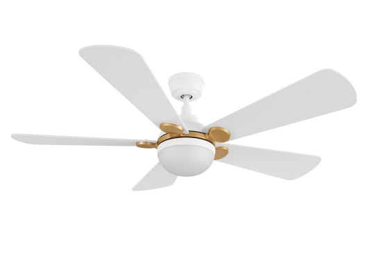 Carro USA CFR525Q4-L11-W1-1G Zephyr Contemporary LED 52" Ceiling Fan, White Finish
