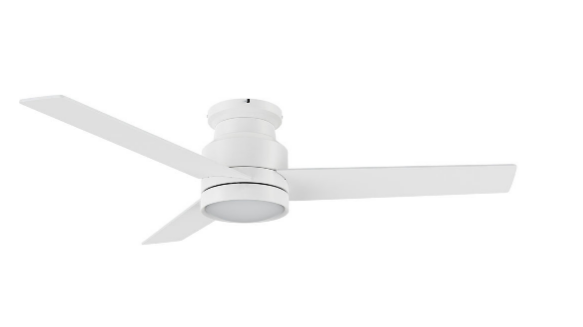 Carro USA CFW523E5-L12-W1-1-FM 52 Inch Santana Contemporary White LED Home Ceiling Fan