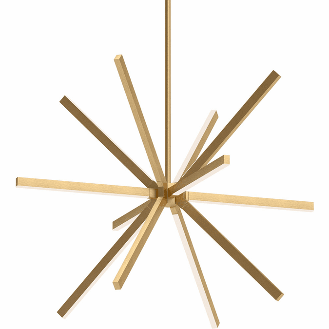 Kuzco Lighting CH14348-BG-UNV-010 Sirius Modern LED 46 inch Chandelier Light Brushed Gold Finish