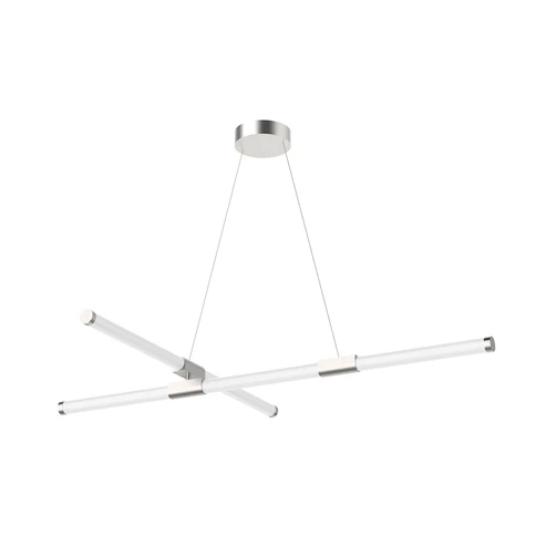 Kuzco Lighting CH18548-BN-UNV-010 Akari 48 Inch Chandelier Light Brushed Nickel Finish