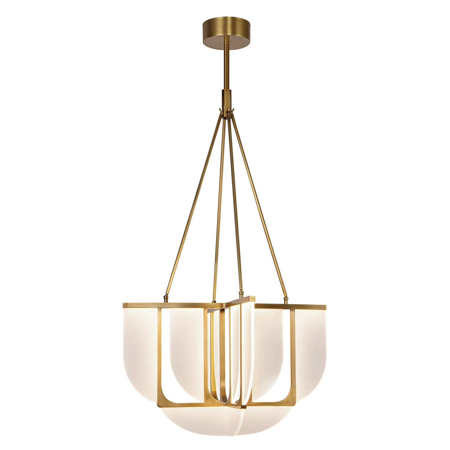 Alora Lighting CH336830VB Anders 30.00 inch Chandelier Ceiling Light Vintage Brass