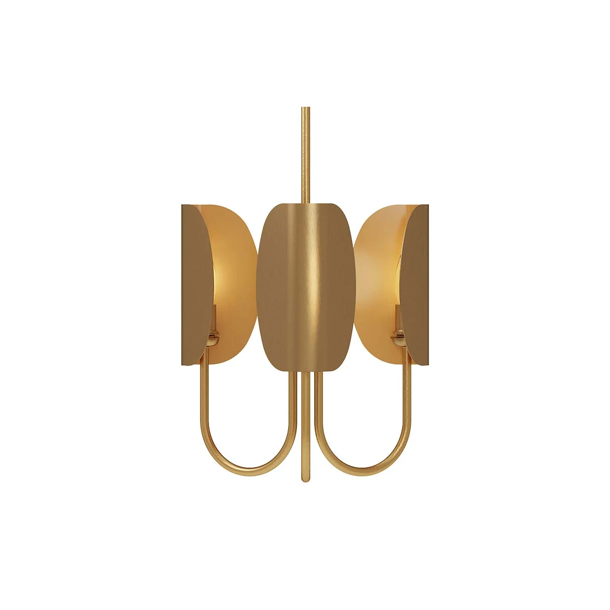 Alora Mood CH450715AG Seno Modern Aged Gold Mini Chandelier Lighting