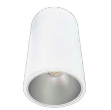 Westgate CMC12L-MCTP-D-WH 20″ Round Architectural Ceiling & Suspended Cylinder – Selectable Wattage & CCT, White Finish