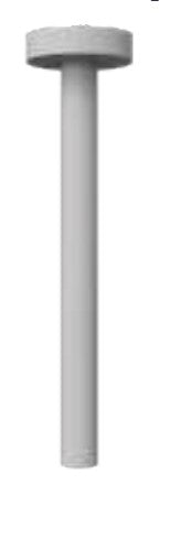 Westgate CMC1XL-MCT-WH 1" 10W Architectural Ceiling Light Cylinders Selectable CCT, White Finish