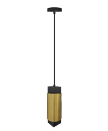 Westgate CMC5-MILAN1-MCTP-DD-GD 5 Inch LED Pendant CEiling Light Watt 12W/16W/20W, 80LM/W, 30K/40K/50K Gold/Black Finish