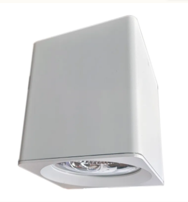 Westgate CMCSR4S-MCTP-DD-WH LED 4" Square Rounded-Corner Commercial Cylinders Lights Multi Watt 12W/16W/20W, 80lm/W, 3CCT 30K/40K/50K White Finish