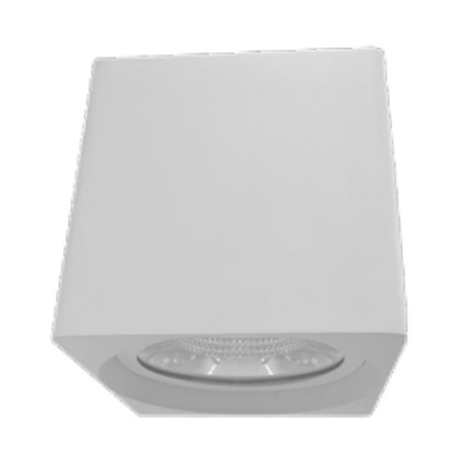 Westgate CMCSR7S-MCTP-DD-WH 7 Inch Square Round Corner Flush Mount Light Watt 30W/40W/50W, 80LM/W, 30K/40K/50K White Finish
