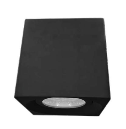 Westgate CMCSR9S-MCTP-DD-BK 9 Inch Square Round Corner Flush Mount Light Watt 45W/56W/70W, 80LM/W, 30K/40K/50K Black Finish