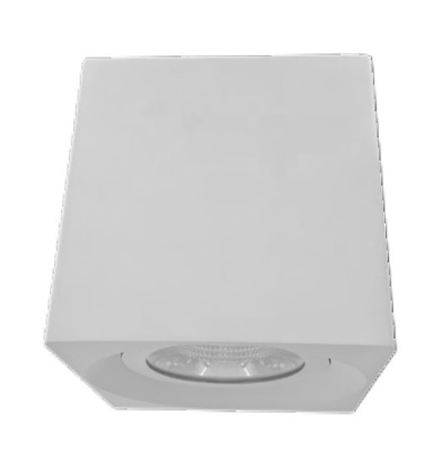 Westgate CMCSR9S-MCTP-DD-WH 9 Inch Square Round Corner Flush Mount Light Watt 45W/56W/70W, 80LM/W, 30K/40K/50K White Finish
