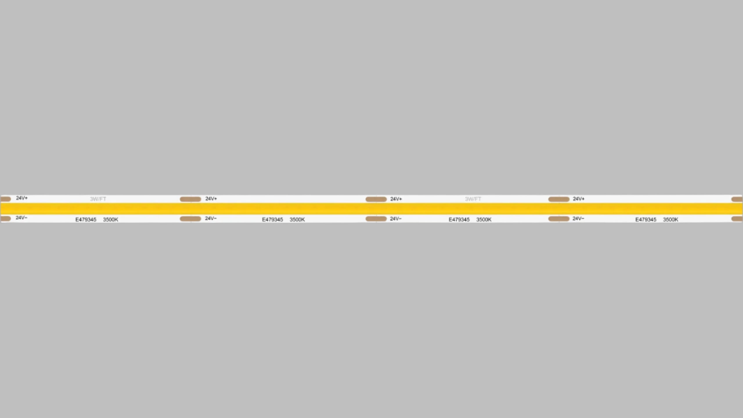Alloy LED AL-01-62-2481 PrimaLine 3 COB HD Tape Light - Lemuns 253/Ft - Spool Length 100 ft - CCT 2700K