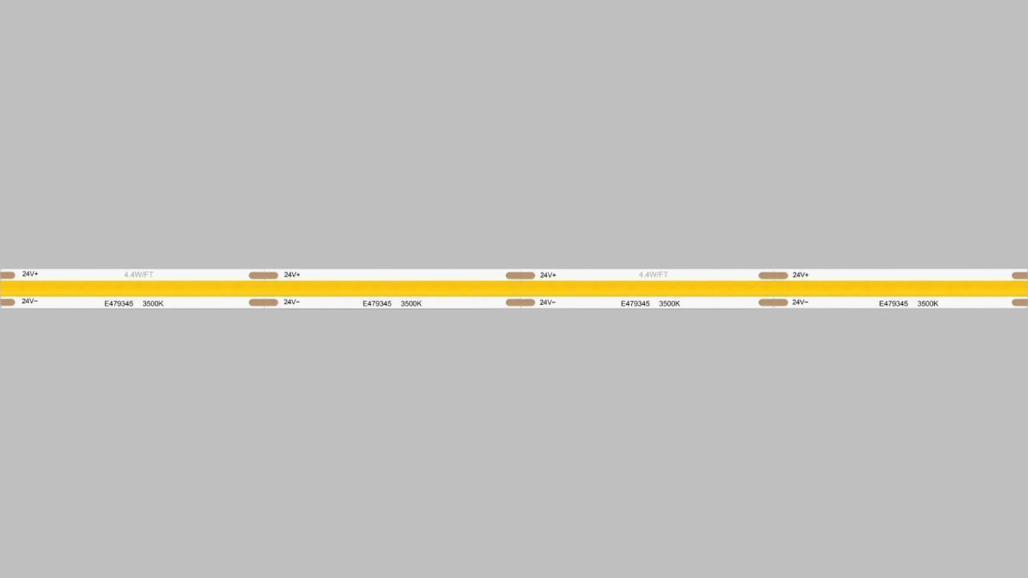 Alloy LED AL-01-63-2408 PrimaLine 4.4 COB HD Tape Light - 20FT Reel - 436.4 Lumens/FT - 3500K