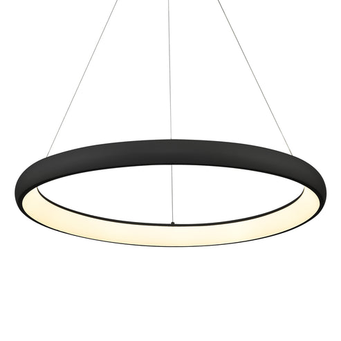 Kuzco Lighting PD82732-BK-UNV-010 Cortana 32-in Pendant Ceiling Light - CCT: 3000K - Finish: Black