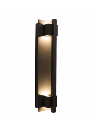 Westgate CRE-MP-03-30K-BR LED Wall Sconce Light, 120-277 AC, 5W/10W/15W/20W, 1800lm, 3000K/4000K/5000K
