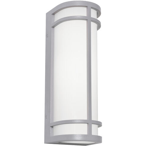 AFX Lighting CRNW0616LAJUDTG-PC Crain 16 inch LED Outdoor Wall Sconce Light Textured Grey Finish with Photocell