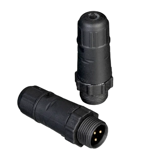 American Lighting CRSA-SIGEND-3PIN 3-Pin Signal End Cap with 120Ω Resistor (+/−) – Compatible with CORSA DMX Fixtures