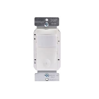 Wattstopper CS-50-W Wall Switch Sensor W/ PIR Vacancy Only, Manual On, 120V, White Finish