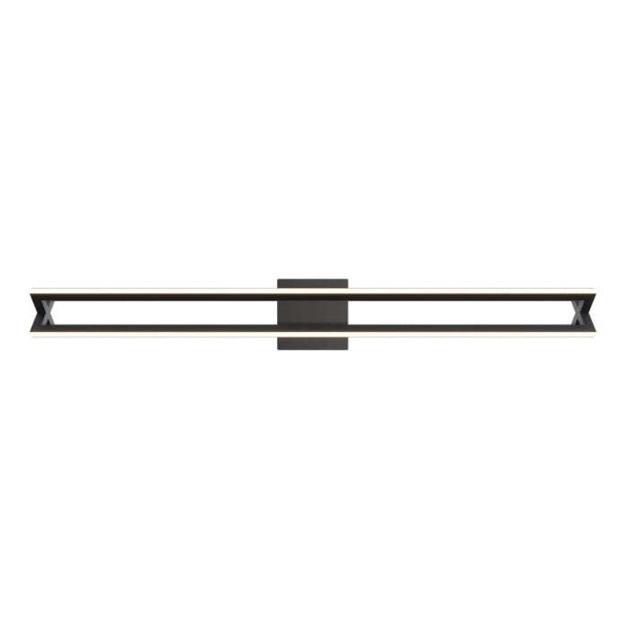 AFX Lighting CSSV3604L30D1BK Cass LED 36 inch Wall Vanity Light, CCT 3000K, 120V, Black Finish
