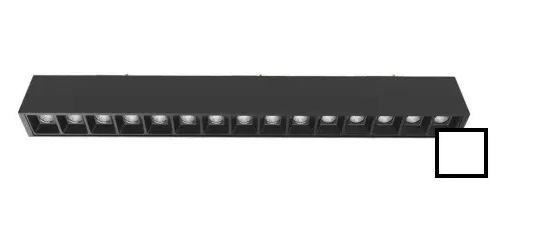 Eurofase Lighting CTMK-S-16-02 16-ft 160W Construct Trim Recessed Mount Kit, Straight Shape, White