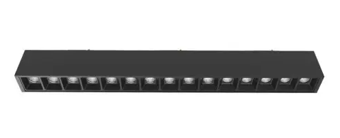 Eurofase Lighting CTMK-S-20-01 20-ft 160W Construct Trim Recessed Mount Kit, Straight Shape, Black