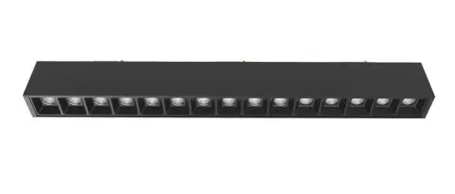 Eurofase Lighting CTMK-S-6-01 6-ft 80W Construct Trim Recessed Mount Kit, Straight Shape, Black