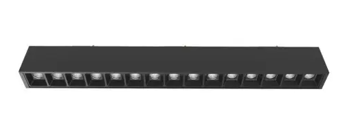 Eurofase Lighting CTMK-S-8-01 8-ft 80W Construct Trim Recessed Mount Kit, Straight Shape, Black
