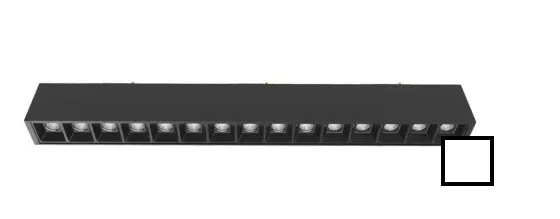 Eurofase Lighting CTMK-S-8-02 8-ft 80W Construct Trim Recessed Mount Kit, Straight Shape, White