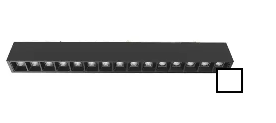 Eurofase Lighting CTMK-U-12X8X12-02 12-ft x 8-ft x 12-ft 240W Construct Trimmed Recessed Mount Kit, U, WHT