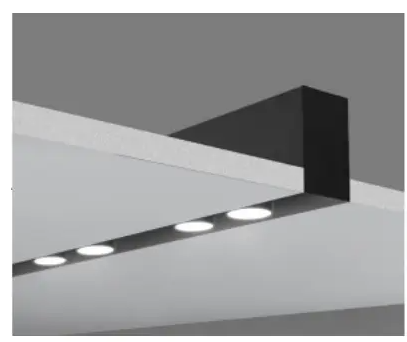 Eurofase Lighting CTMLSK-CTW-3X3-01 80W Construct Trimless Recessed Mount Kits, Black