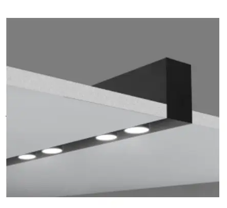 Eurofase Lighting CTMLSK-S-16-01 160W Construct Trimless Recessed Mount Kits, Black, Straight Shape