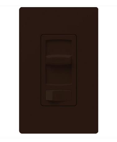 Lutron CTRP-253P-BR Skylark Contour Reverse-phase Elv Dimmer For Led/inc/hal/cfl - Brown Finish