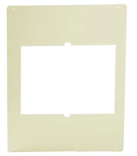Cadet CTS4W Com-Pak Twin Series 4" Wall Heater Metal Mount Adapter, White