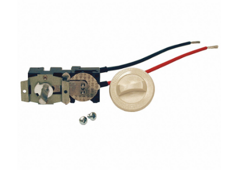 Cadet CTT1A Cadet Com-Pak Single Pole, Built-in Thermostat Kit, 22 amp, Almond