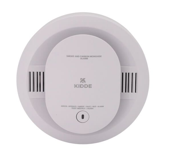Kidde CUAC10YFEX-V FireX Combination Smoke & Carbon Monoxide Alarm with Voice, Hardwired with 10-Year Backup Battery 6 Pack